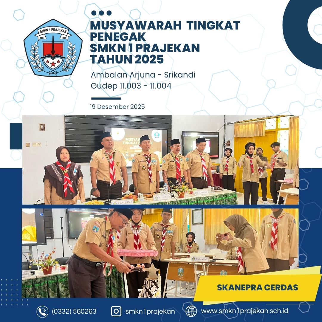 Musyawarah Tingkat Penegak SMKN 1 Prajekan Tahun 2025